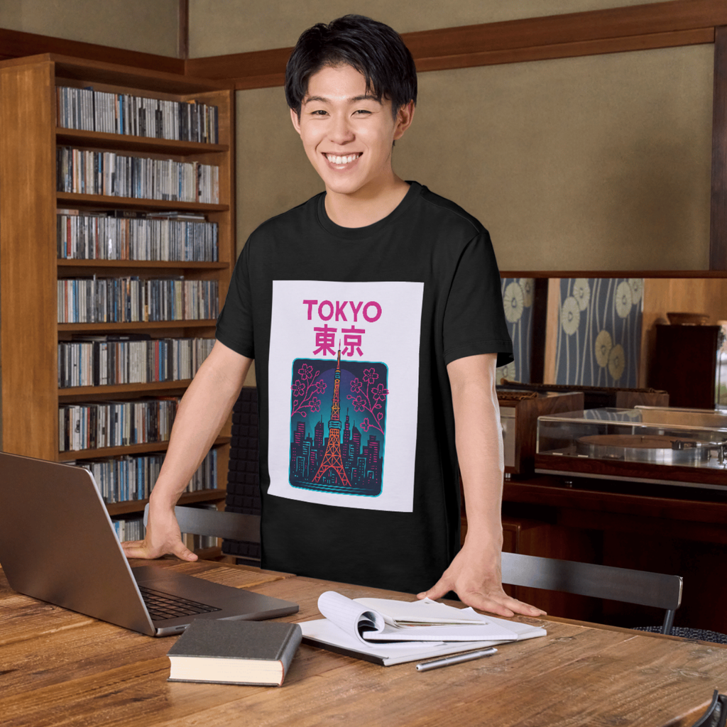 Tokyo Cherry Blossom Postcard Tee